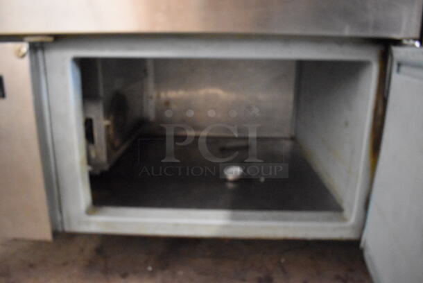 Delfield Stainless Steel Commercial Cold Pan Buffet Station w/ 2 Doors. 60x36x36. Tested and Does Not Power On - Image 5 of 6