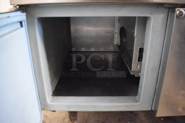 Delfield Stainless Steel Commercial Cold Pan Buffet Station w/ 2 Doors. 60x36x36. Tested and Does Not Power On - Image 6 of 6