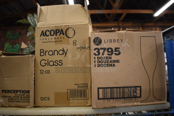 ALL ONE MONEY! Metro Lot of Various Items Including BRAND NEW IN BOX Glassware, Ceramic Dishes and Stock Pots. Does Not Include Shelving Unit - Image 3 of 10