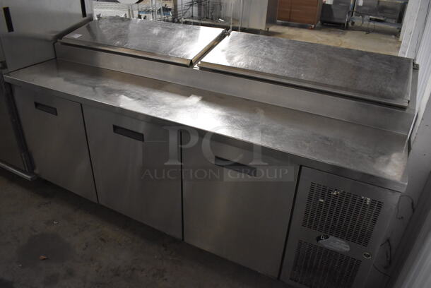 Randell 8383N Stainless Steel Commercial Prep Table on Commercial Casters. 115 Volts, 1 Phase. 83x35x44. Tested and Working! - Image 1 of 9