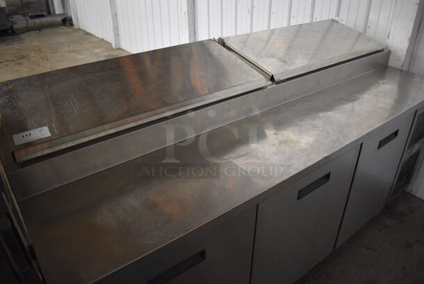 Randell 8383N Stainless Steel Commercial Prep Table on Commercial Casters. 115 Volts, 1 Phase. 83x35x44. Tested and Working! - Image 3 of 9