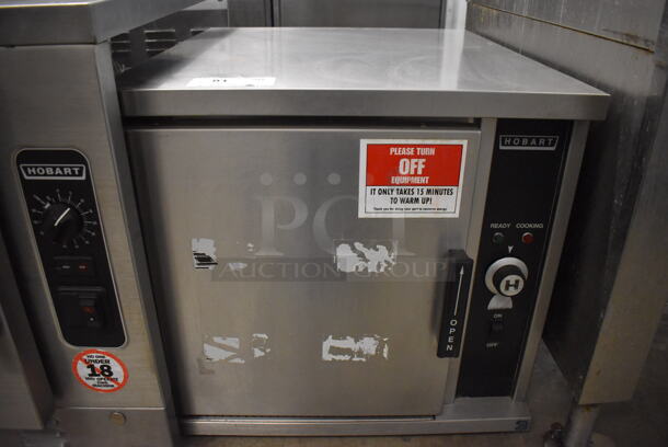 Hobart Stainless Steel Commercial Single Compartment Steam Cabinet. 208 Volts, 3 Phase. 24x28x23