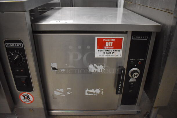 Hobart Stainless Steel Commercial Single Compartment Steam Cabinet. 208 Volts, 3 Phase. 24x28x23 - Image 1 of 7