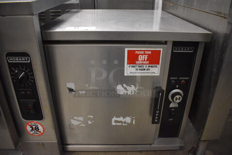 Hobart Stainless Steel Commercial Single Compartment Steam Cabinet. 208 Volts, 3 Phase. 24x28x23