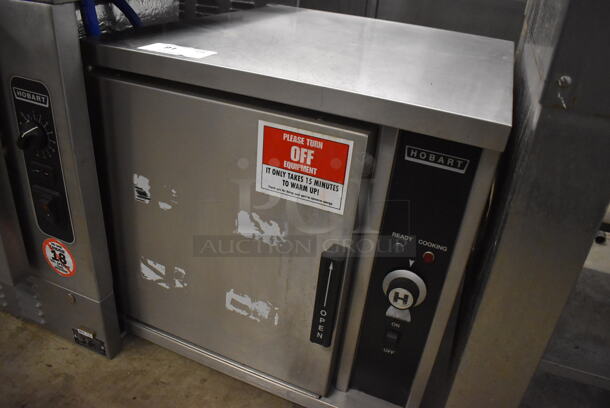 Hobart Stainless Steel Commercial Single Compartment Steam Cabinet. 208 Volts, 3 Phase. 24x28x23 - Image 3 of 7
