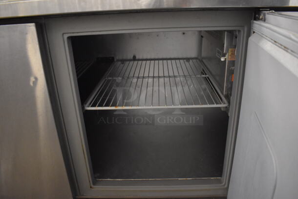 Randell 8383N Stainless Steel Commercial Prep Table on Commercial Casters. 115 Volts, 1 Phase. 83x35x44. Tested and Working! - Image 7 of 9