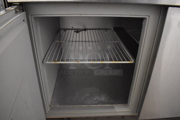 Randell 8383N Stainless Steel Commercial Prep Table on Commercial Casters. 115 Volts, 1 Phase. 83x35x44. Tested and Working! - Image 8 of 9