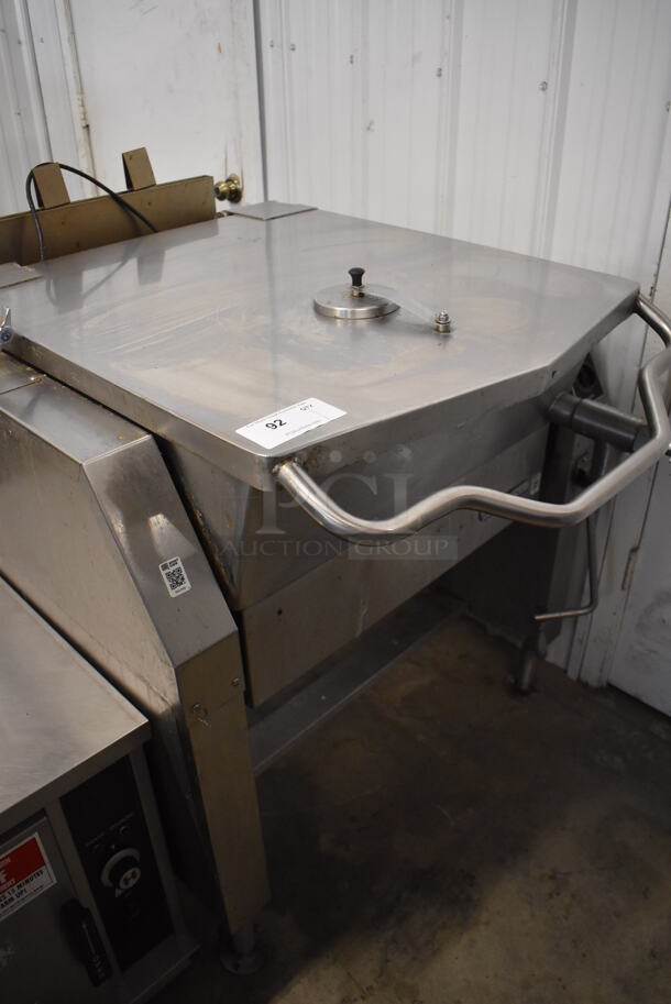 Market Forge Stainless Steel Commercial Floor Style Natural Gas Powered Braising Pan. 38x45x47 - Image 3 of 11