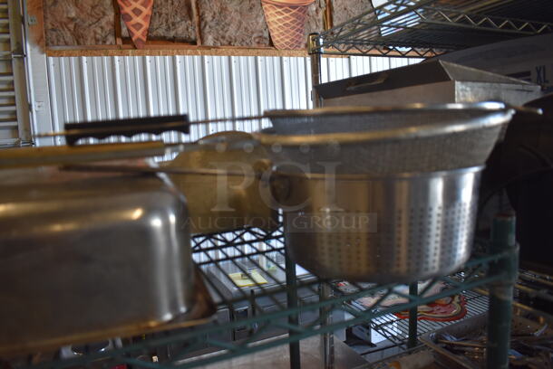 ALL ONE MONEY! Tier Lot of Various Items Including Stainless Steel Drop In Bins. Includes 1/2x4 - Image 4 of 4