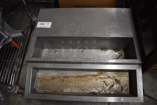 Stainless Steel Commercial Countertop Unit. 115 Volts, 1 Phase. 27.5x25x9. Tested and Powers On But Does Not Get Cold - Image 2 of 5