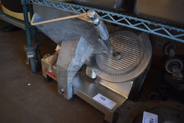 Fleetwood BF300 Stainless Steel Commercial Countertop Meat Slicer w/ Blade Sharpener. 115 Volts, 1 Phase. 27x24x20. Tested and Working! - Image 2 of 5