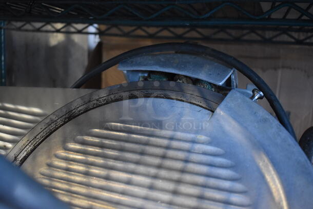 Fleetwood BF300 Stainless Steel Commercial Countertop Meat Slicer w/ Blade Sharpener. 115 Volts, 1 Phase. 27x24x20. Tested and Working! - Image 4 of 5