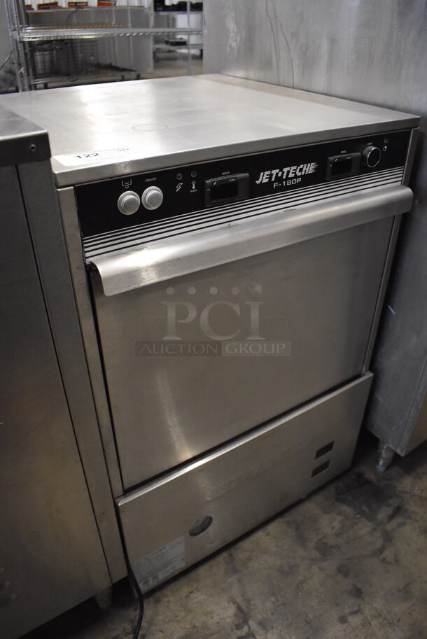 Jet Tech F-18DP Stainless Steel Commercial Undercounter Dishwasher. 220 Volts, 1 Phase. 24x25x35 - Image 2 of 7
