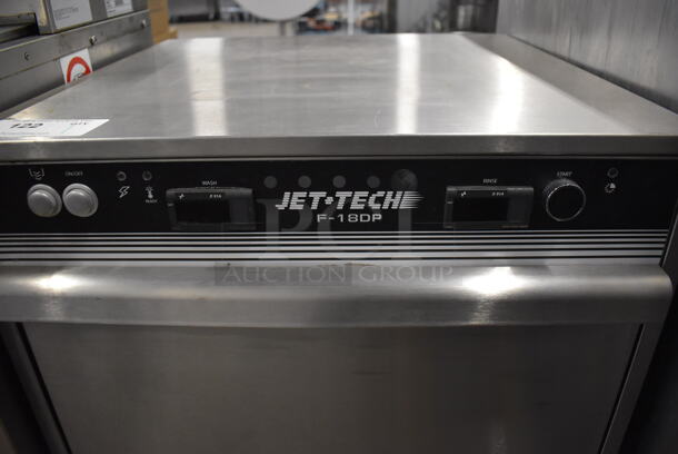 Jet Tech F-18DP Stainless Steel Commercial Undercounter Dishwasher. 220 Volts, 1 Phase. 24x25x35 - Image 4 of 7