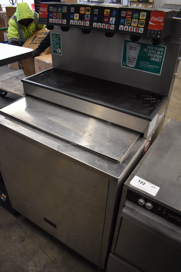 Lancer 23308 Stainless Steel Commercial 5 Head Carbonated Beverage Machine on Ice Bin. 30x25x56 - Image 3 of 7