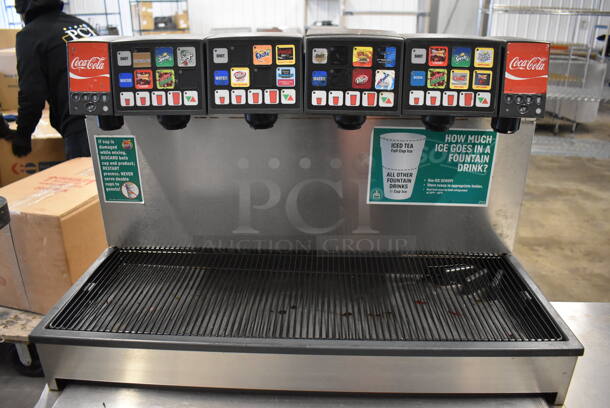 Lancer 23308 Stainless Steel Commercial 5 Head Carbonated Beverage Machine on Ice Bin. 30x25x56 - Image 4 of 7