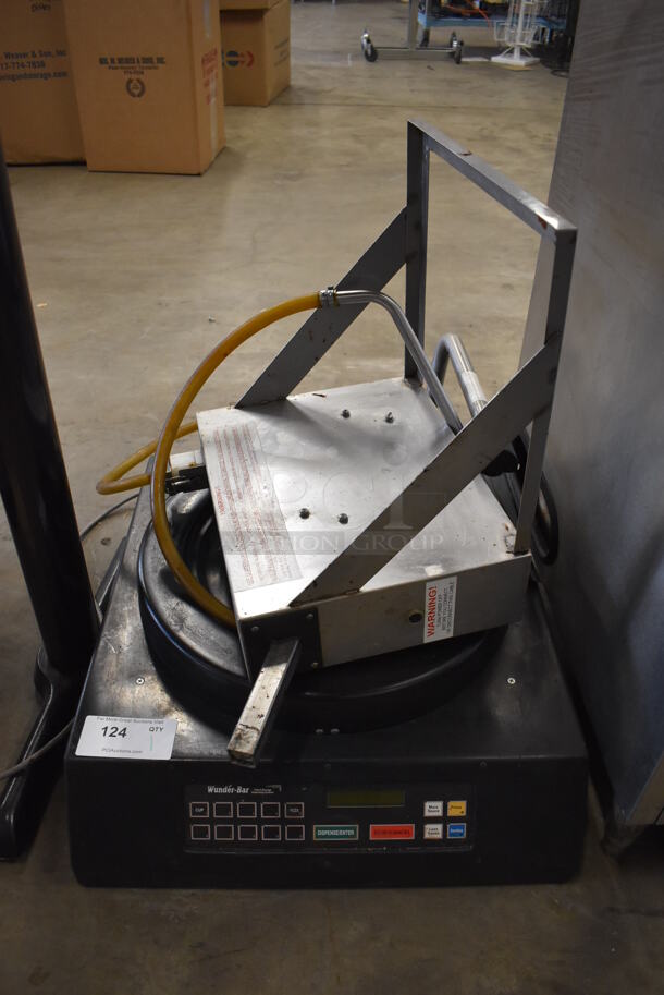 Wunder Bar Metal Commercial Countertop Food Dispensing System. Picture of Unit Before Removal From Restaurant Is Used As Gallery Picture. Does Not Include Equipment Stand. 22x24x17 - Image 2 of 8