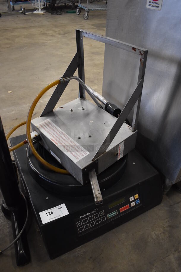 Wunder Bar Metal Commercial Countertop Food Dispensing System. Picture of Unit Before Removal From Restaurant Is Used As Gallery Picture. Does Not Include Equipment Stand. 22x24x17 - Image 3 of 8
