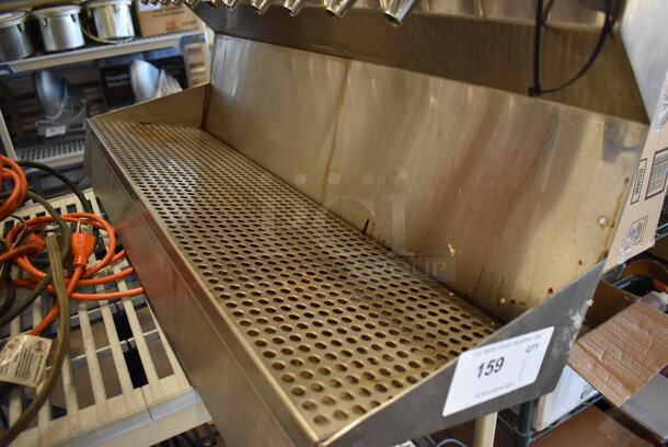 Stainless Steel Commercial 11 Head Beer Tower w/ Drip Tray. 36x9.5x21 - Image 3 of 6