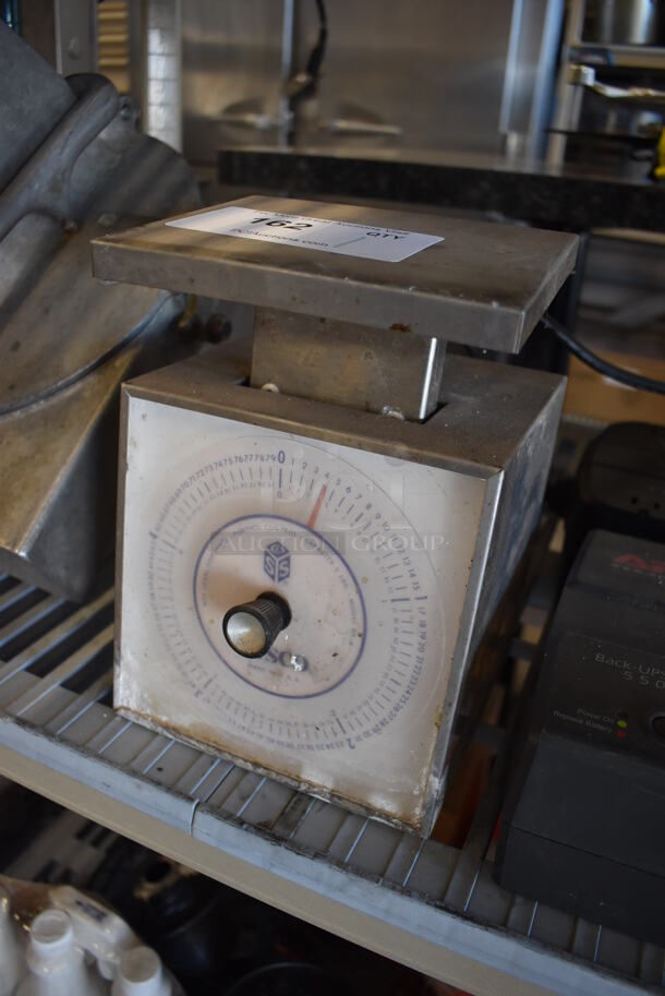 Sysco Metal Commercial Countertop Food Portioning Scale. 7x9x9 - Image 3 of 4