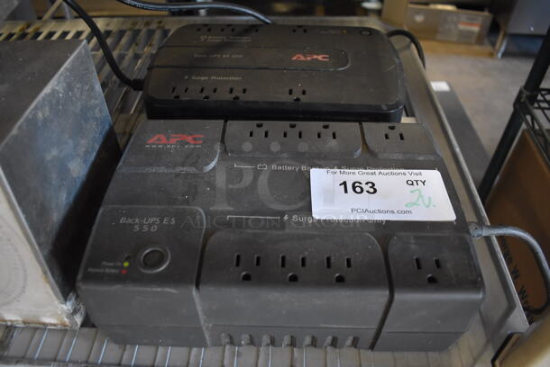 2 APC Uninterruptible Power Supplies. 10.5x7x3. 2 Times Your Bid!