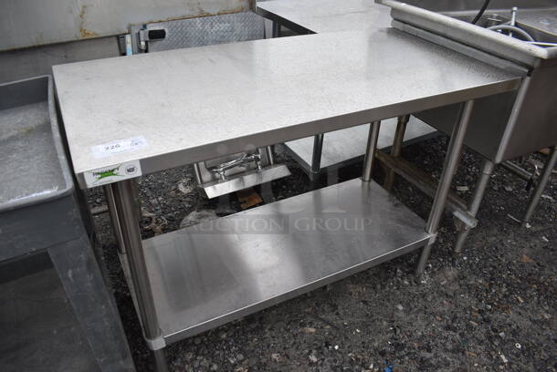 Stainless Steel Table w/ Under Shelf. 48x24x33 - Image 3 of 3