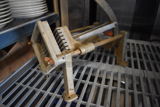 Metal Countertop French Fry Cutter. 8x18x18 - Image 2 of 4