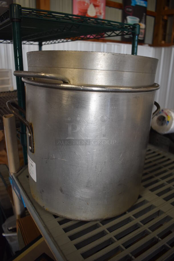 2 Various Metal Stock Pots. 15x12.5x11, 17x13x12. 2 Times Your Bid! - Image 2 of 3