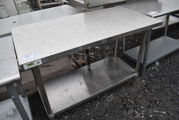 Stainless Steel Commercial Table w/ Under Shelf. 48x24x34 - Image 3 of 3