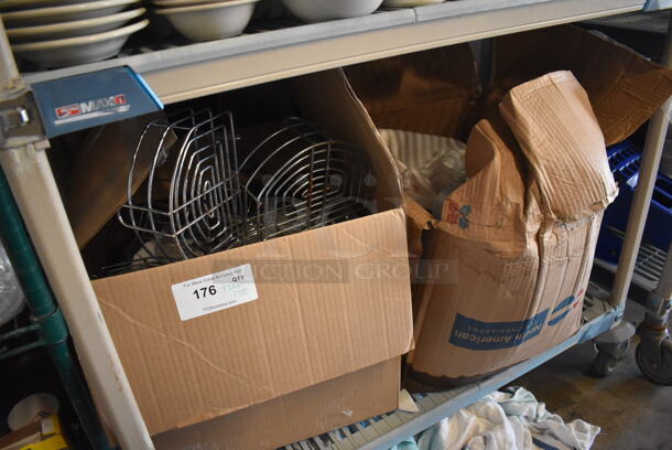 ALL ONE MONEY! Tier Lot of Various Items Including Metal Condiment Holders and Cleaner - Image 1 of 4