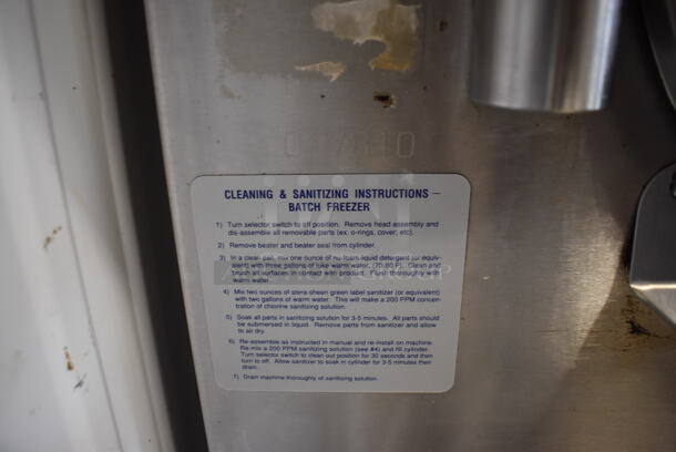 Coldelite LB-500 lab 500 Stainless Steel Commercial Floor Style Batch Freezer on Commercial Casters. 208/230 Volts, 1 Phase. 24x40x51 - Image 8 of 10