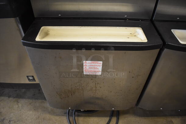 Taylor C713-33 Stainless Steel Commercial Water Cooled Floor Style 2 Flavor w/ Twist Soft Serve Ice Cream Machine on Commercial Casters. 208-230 Volts, 3 Phase. 26x37x60 - Image 5 of 10