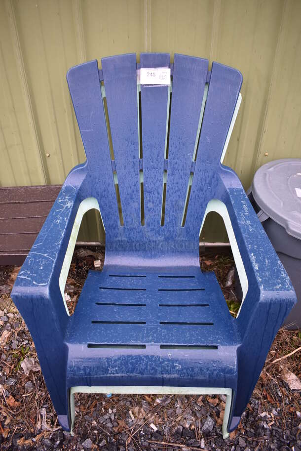2 Adirondack Style Chairs. 30x30x38. 2 Times Your Bid!