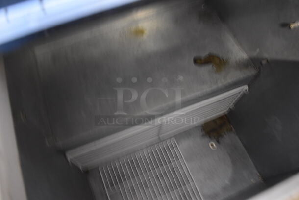 Stainless Steel Commercial Chest Freezer w/ Center Hinge Lid. 115 Volts, 1 Phase. 31x30.5x33. Tested and Powers On But Does Not Get Cold - Image 6 of 7