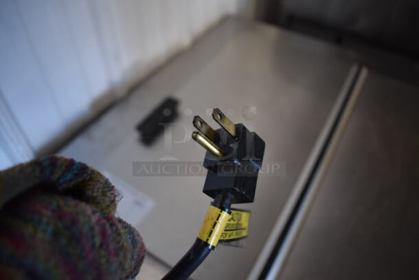 Stainless Steel Commercial Chest Freezer w/ Center Hinge Lid. 115 Volts, 1 Phase. 31x30.5x33. Tested and Powers On But Does Not Get Cold - Image 7 of 7