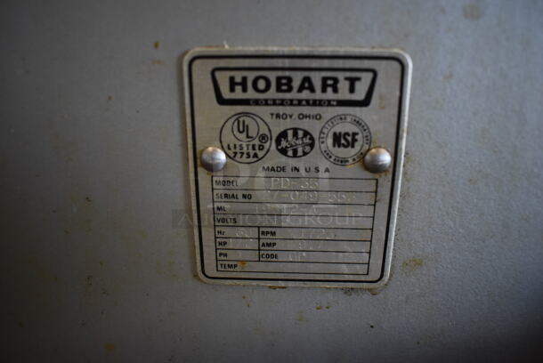 Hobart PD-35 Metal Commercial Power Hub. 115 Volts, 1 Phase. 11x20x19. Tested and Working! - Image 5 of 5