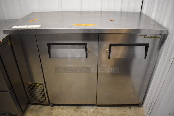2010 True TBB-24-48-S Stainless Steel Commercial 2 Door Undercounter Cooler. 115 Volts, 1 Phase. 49x24.5x36. Tested and Working! - Image 1 of 6