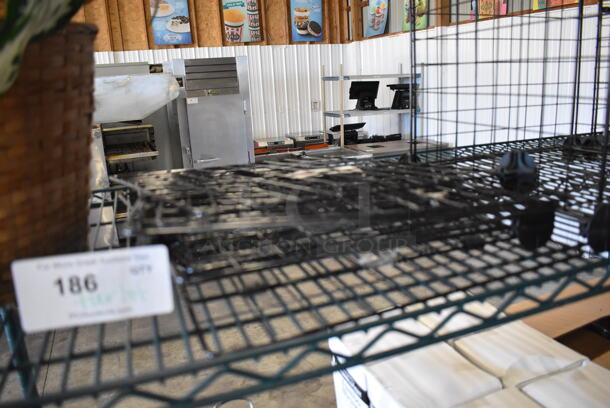 ALL ONE MONEY! Tier Lot of Various Items Including Fake Plant and Black Wire Pieces - Image 3 of 5
