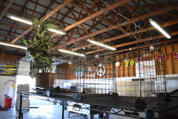 ALL ONE MONEY! Tier Lot of Various Items Including Fake Plant and Black Wire Pieces - Image 5 of 5