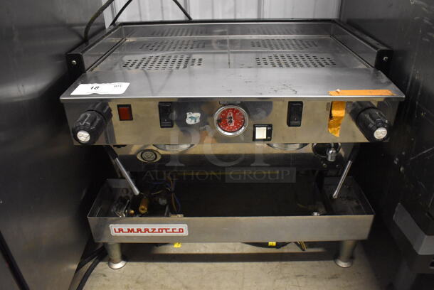 La Marzocco Stainless Steel Commercial Countertop 2 Group Espresso Machine w/ 2 Steam Wands. 208-220 Volts, 1 Phase. 27x22x21 - Image 1 of 8
