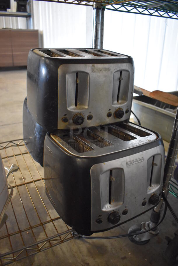 ALL ONE MONEY! Tier Lot of Various Items Including General Electric JES738WJ 02 Microwave Oven, Hamilton Beach Food Processor and 3 Black & Decker 4 Slot Toasters - Image 7 of 7