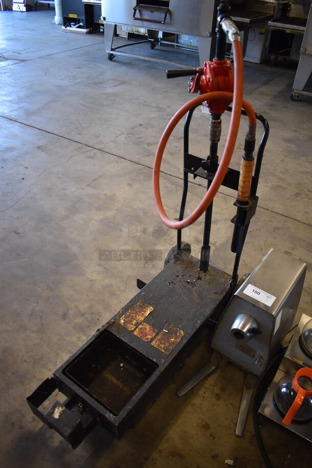 Metal Commercial Portable Fryer Oil Filter. 16x43x51 - Image 3 of 6