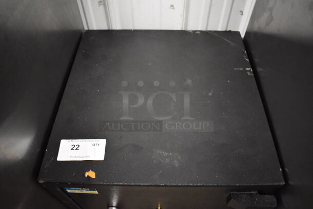 Black Metal Single Compartment Safe. Does Not Come w/ Combination. 20x21x20 - Image 4 of 4
