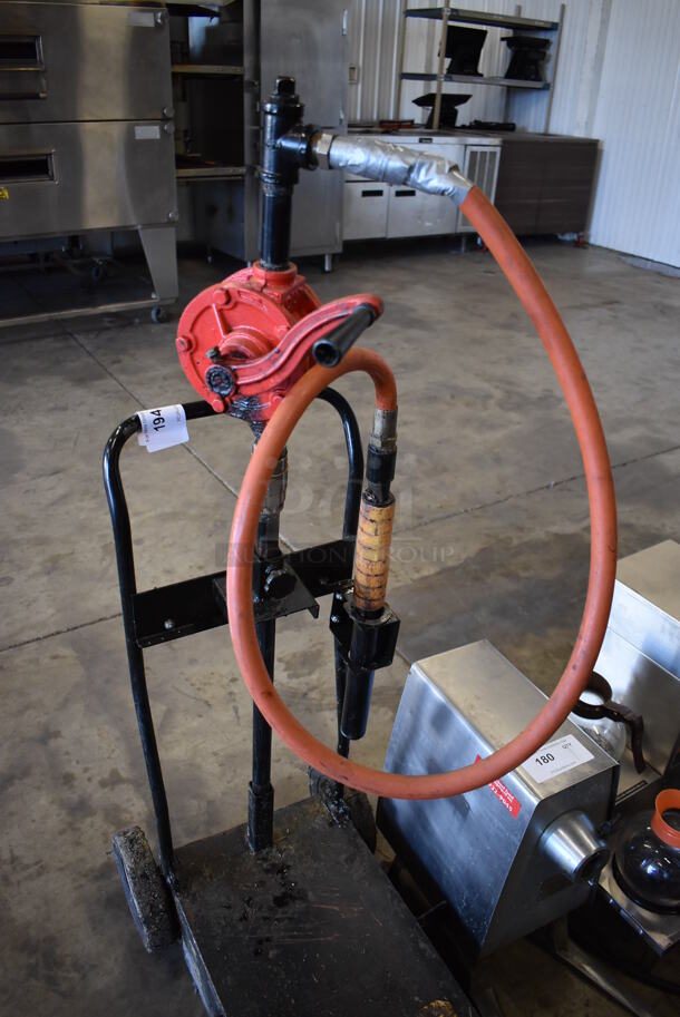 Metal Commercial Portable Fryer Oil Filter. 16x43x51 - Image 5 of 6