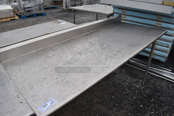 Stainless Steel Commercial Table w/ Back Splash. 72x30x40 - Image 2 of 3