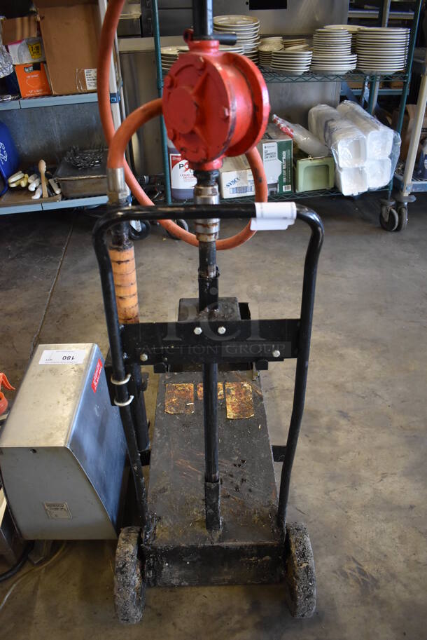 Metal Commercial Portable Fryer Oil Filter. 16x43x51 - Image 6 of 6