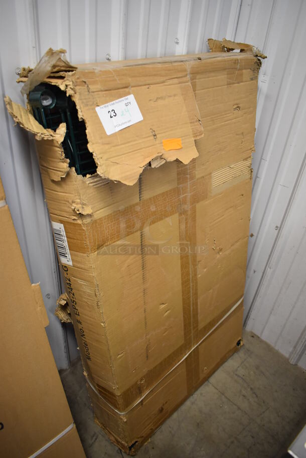 ALL ONE MONEY! Lot of 4 BRAND NEW IN BOX! EPS-2442-G Green Finish Wire Shelves. 42x24x1.5 - Image 3 of 4