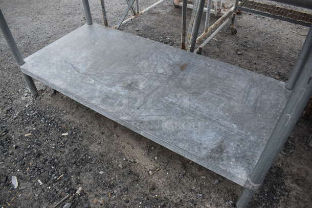 Stainless Steel Commercial Table w/ Under Shelf. 60x30x36 - Image 3 of 3