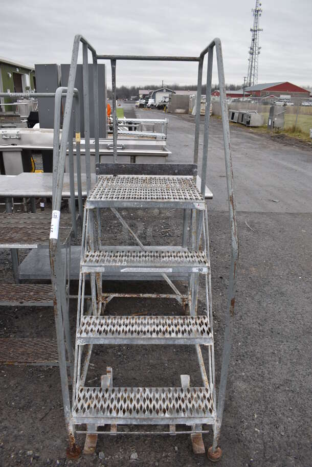Metal Portable Stairs. 26x49x70