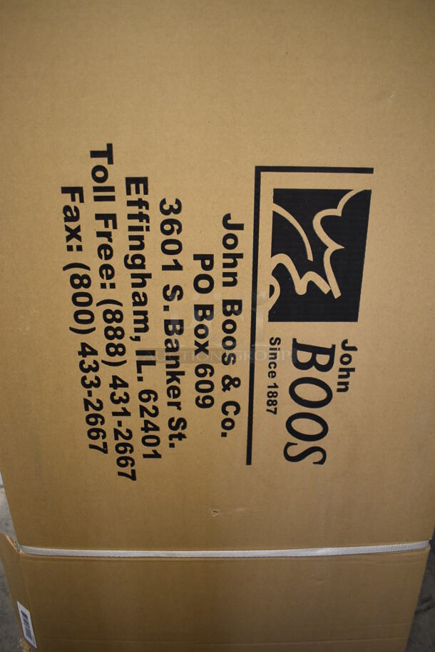 BRAND NEW IN BOX! John Boos ESSK8-2448 Metal Under Shelf and 4 Metal Legs - Image 3 of 6
